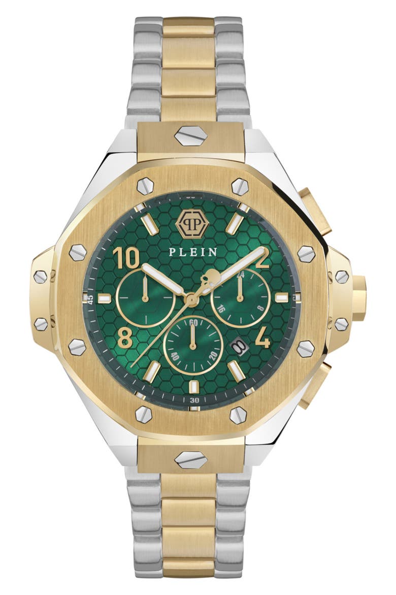 Royal Chronograph Bracelet Watch, 46mm, Main, color, TWO TONE
