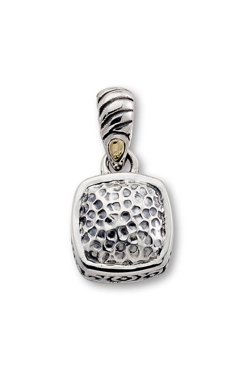 Hammered Pendant, Main, color, SILVER AND GOLD