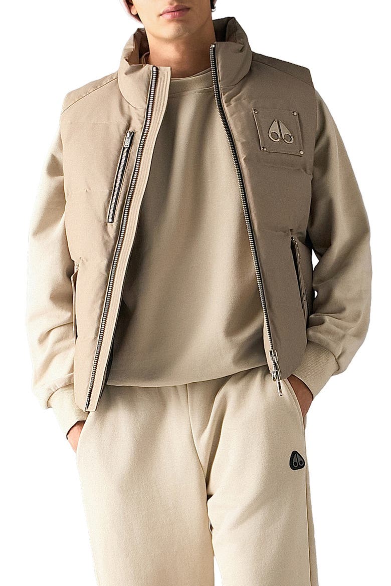 Westmount Down & Feather Vest, Main, color, ASHEN