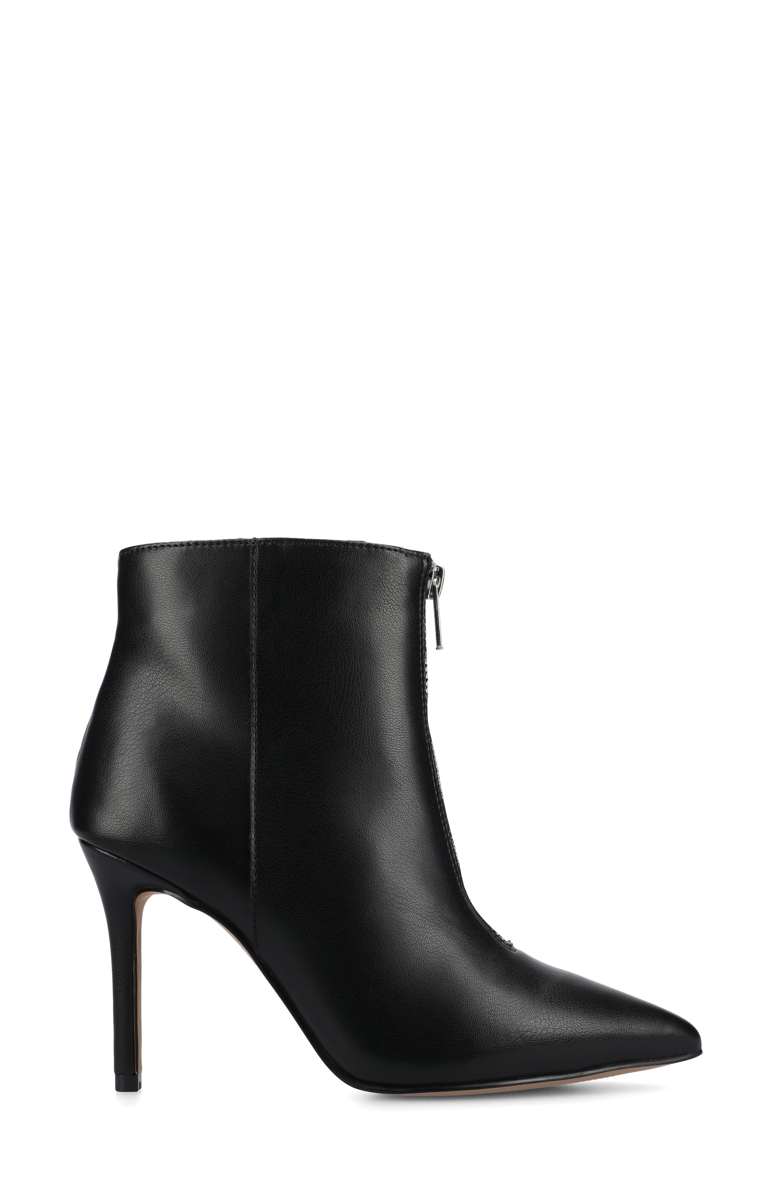 Journee Collection Mayra Front Zip Boot, Alternate, color, Black