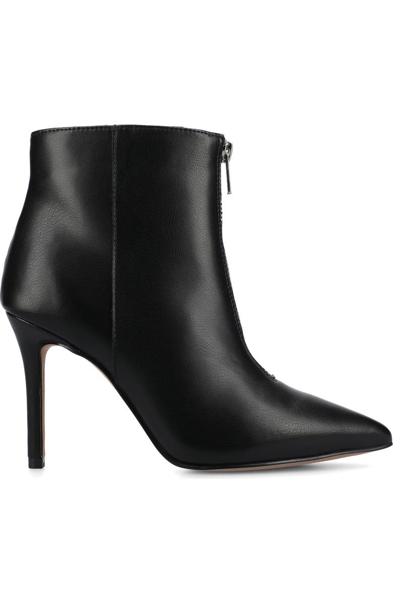 Journee Collection Mayra Front Zip Boot, Alternate, color, Black