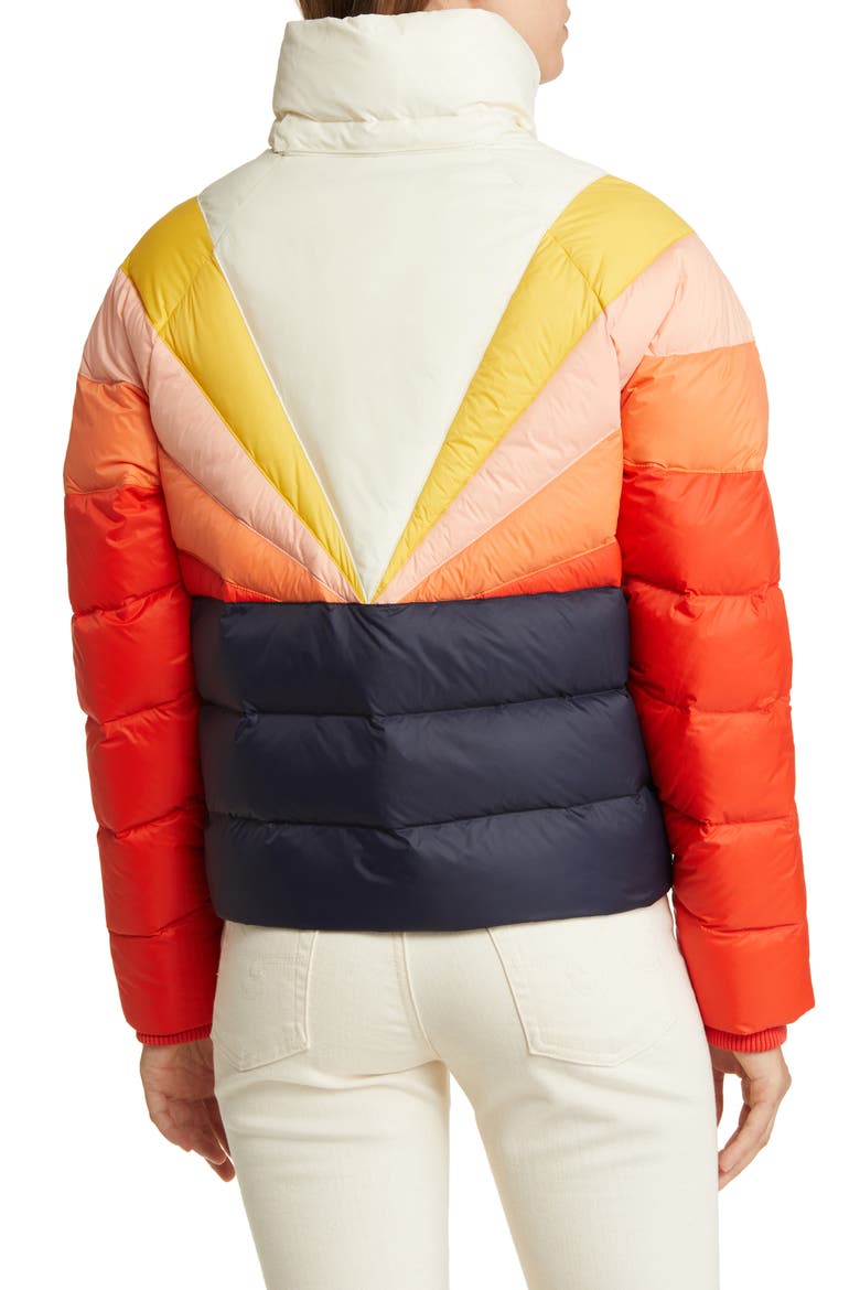 Archive Après Sunset Down Puffer Jacket, Alternate, color, NAVY SUN