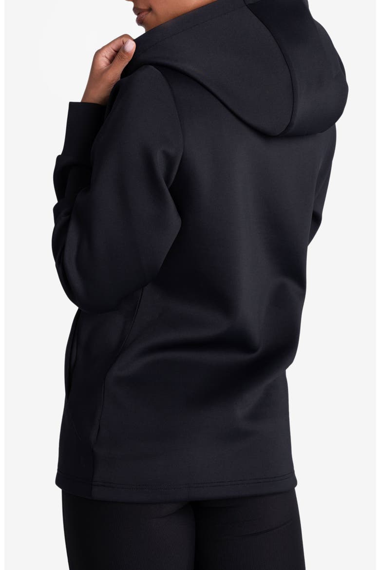 Spacer Tunic Hoodie, Alternate, color, BLACK BEAUTY