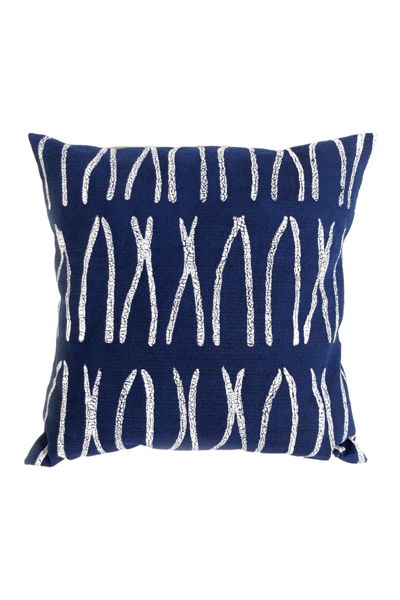 Sadza Lines Pillow Cover - Tuareg Indigo 18", Main, color, Indigo