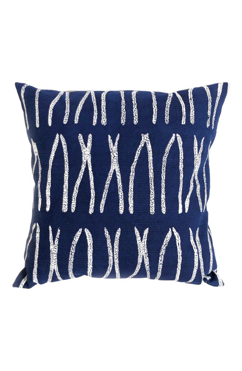 Mbare Sadza Lines Pillow Cover - Tuareg Indigo 18", Main, color, Indigo
