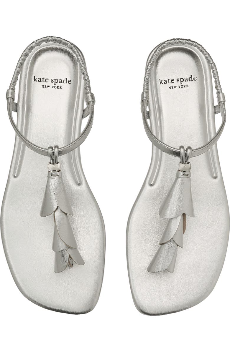 Kate Spade New York slingback sandal, Alternate, color, Silver