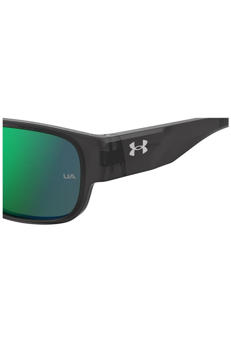 60mm Scorcher Square Sunglasses, Alternate, color, GREY CRYSTAL