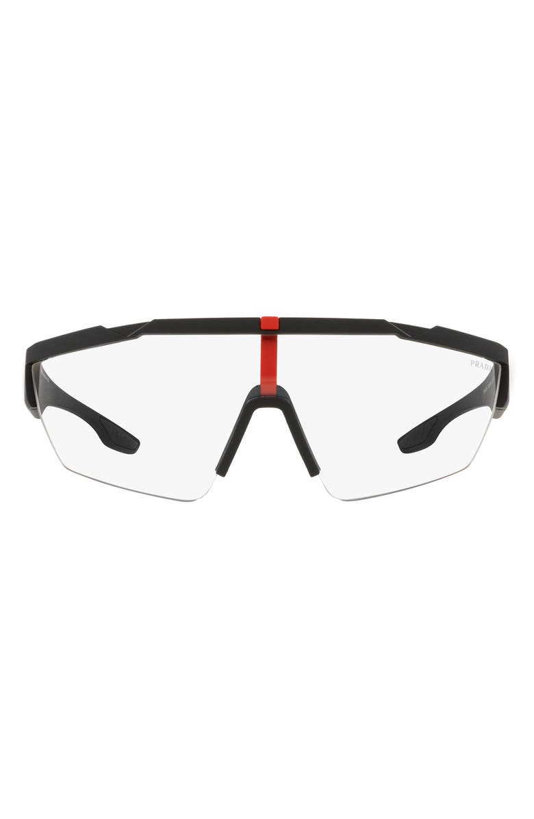 Prada Linea Rossa Shield Sunglasses, Main, color,