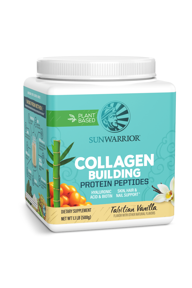 Collagen Building Protein Peptides Powder, Vanilla, 500gm, Main, color, No Color