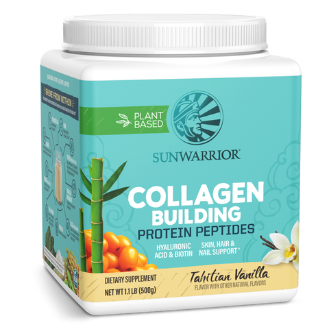 Collagen Building Protein Peptides Powder, Vanilla, 500gm