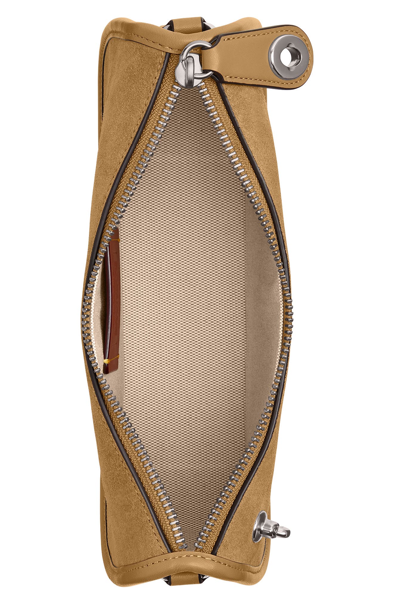 COACH Swinger Mixed Leather Shoulder Bag, Alternate, color, 