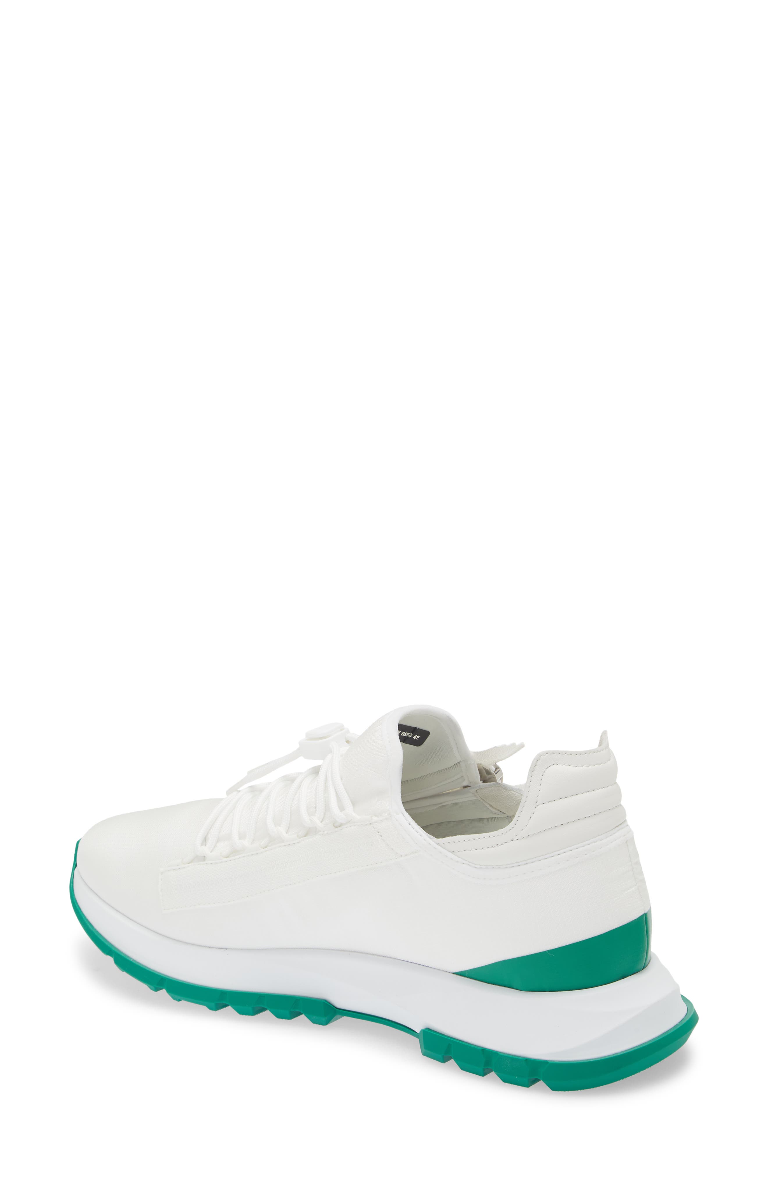 Givenchy Spectre Zip Sneaker, Alternate, color, White/ Green