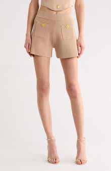 L'AGENCE Lottie Knit Shorts