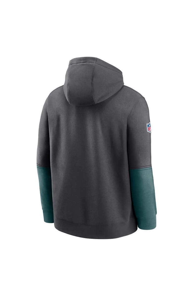Nike Men's Nike Anthracite Philadelphia Eagles 2024 Sideline Club Pullover Hoodie, Alternate, color, Anthracite
