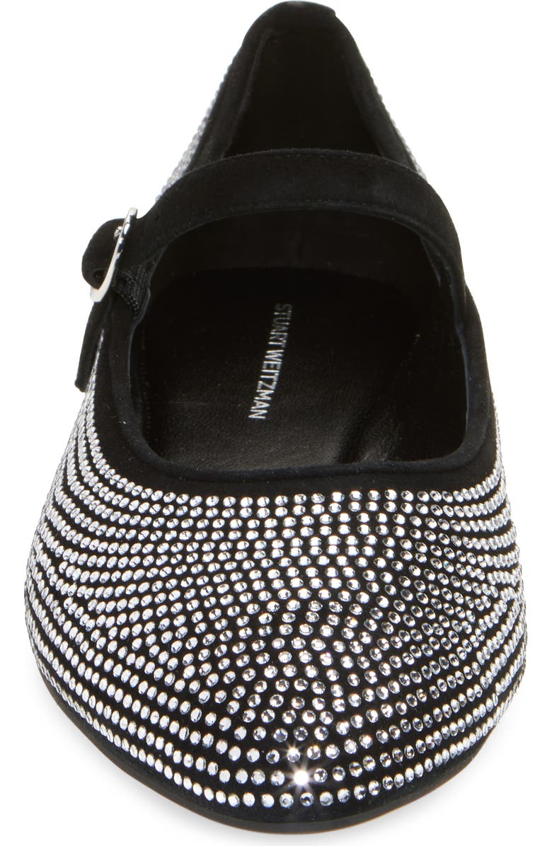 Stuart Weitzman Analiese Mary Jane Flat, Alternate, color, Clear/ Black