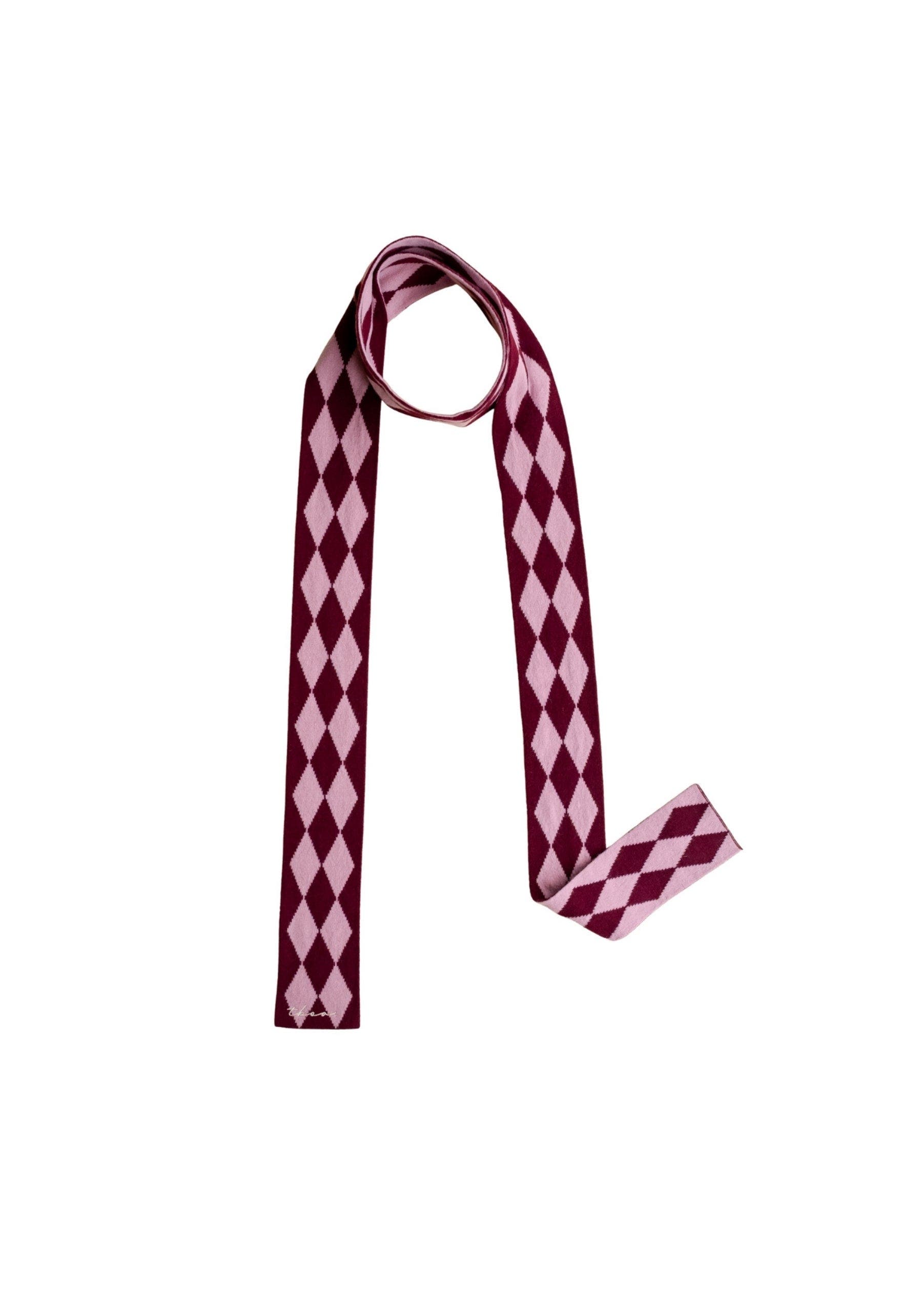 Burgundy Harlequin