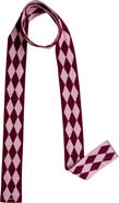 TBCo Merino Wool Harlequin Skinny Scarf
