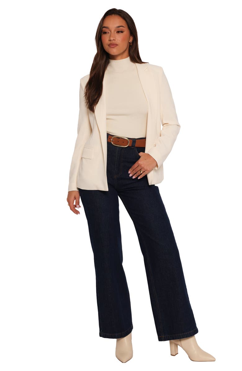 Petal & Pup Volina Open Front Blazer, Alternate, color, Cream