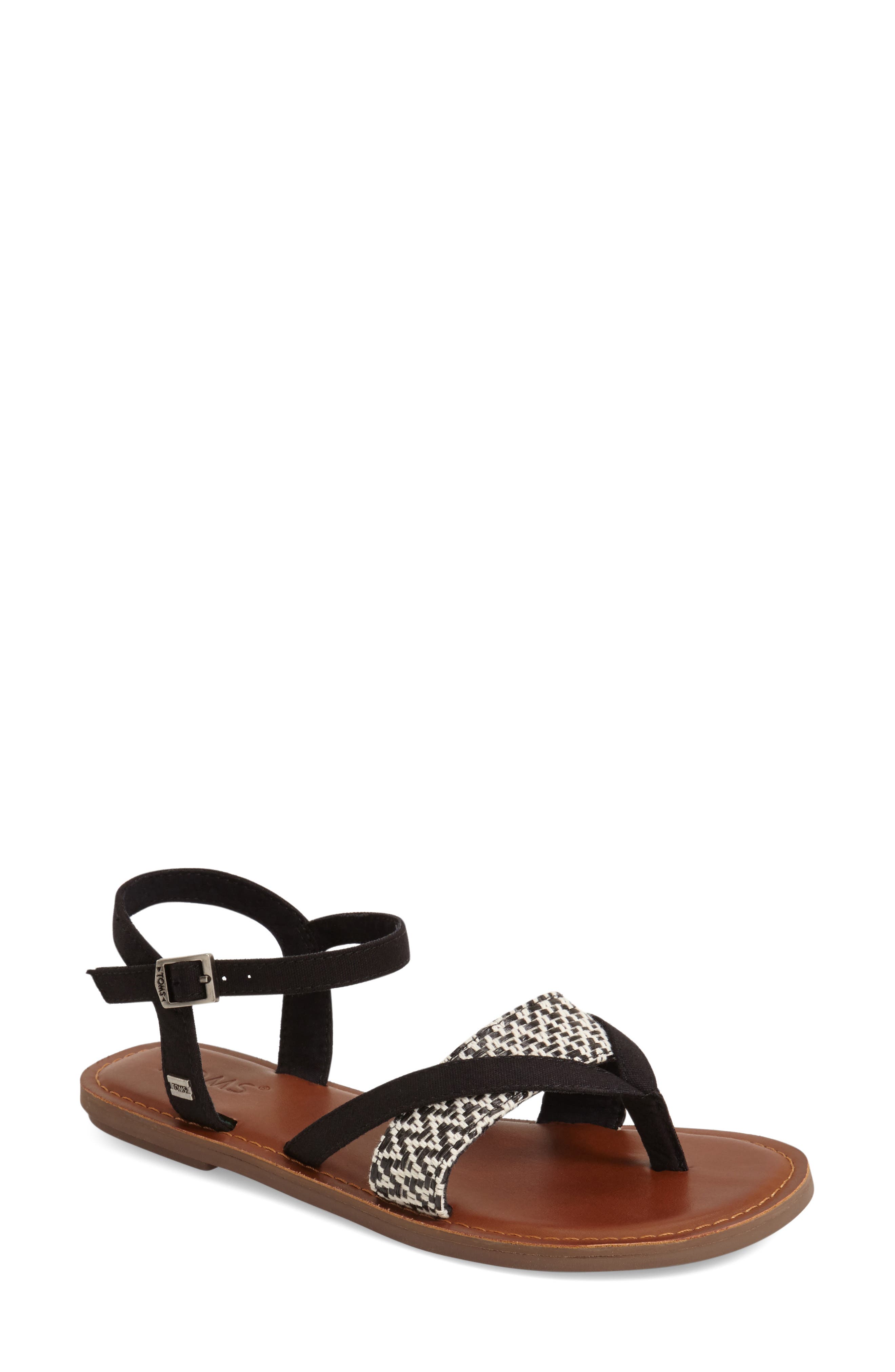 Lexie Sandal, Alternate, color, BLACK/ BLACK LEATHER