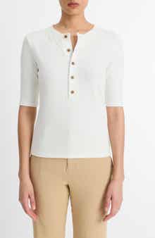 Vince Elbow Sleeve Henley