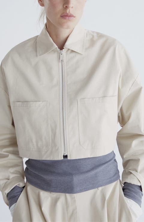 Patch Pocket Crop Jacket