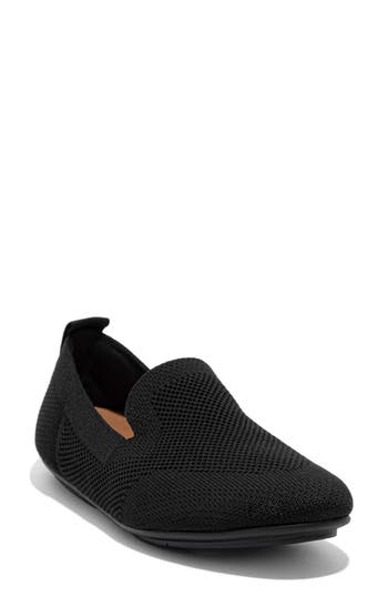 Fitflop Allegro Knit Loafer In Black