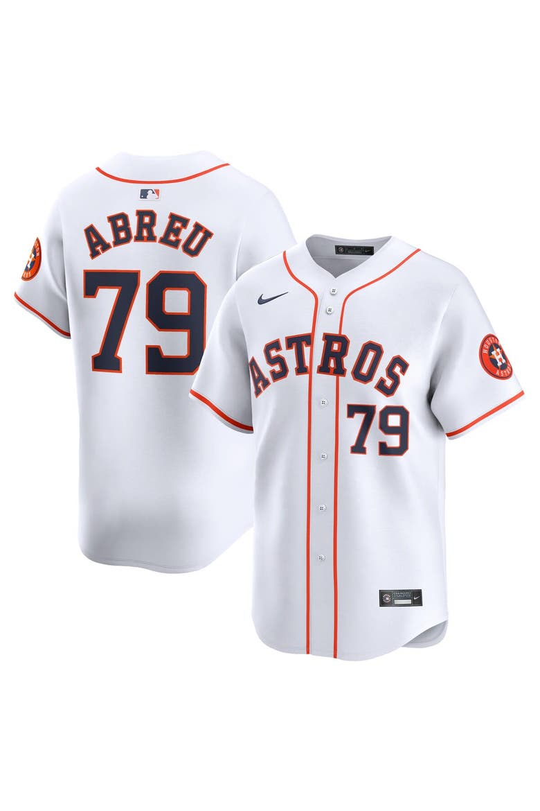 Men's Nike Jose Abreu White Houston Astros Home Limited Player Jersey, Alternate, color, White