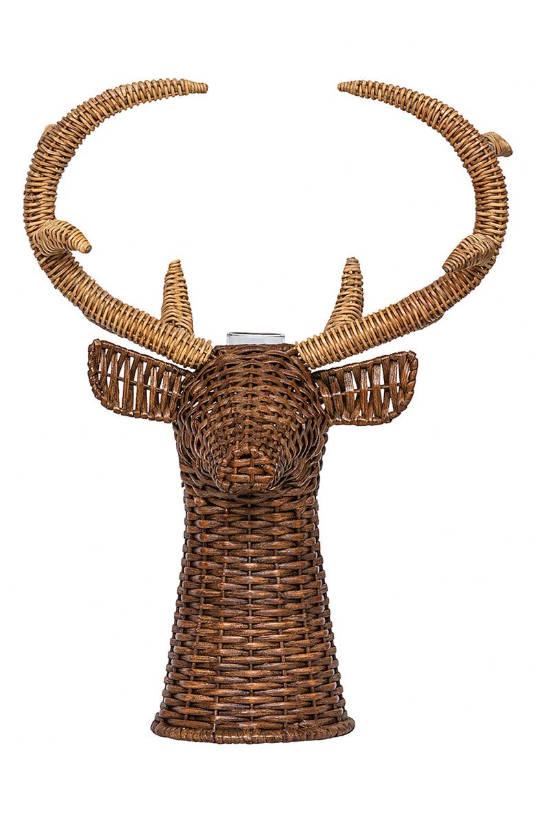 Juliska Devon Will Stag Vase, Main, color, Brown