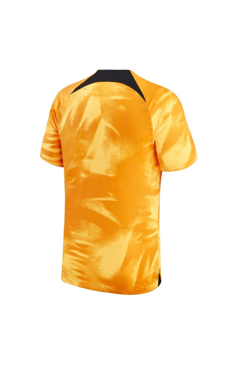 Nike Youth Nike Orange Netherlands National Team 2022/23 Home Breathe Stadium Replica Blank Jersey, Alternate, color,