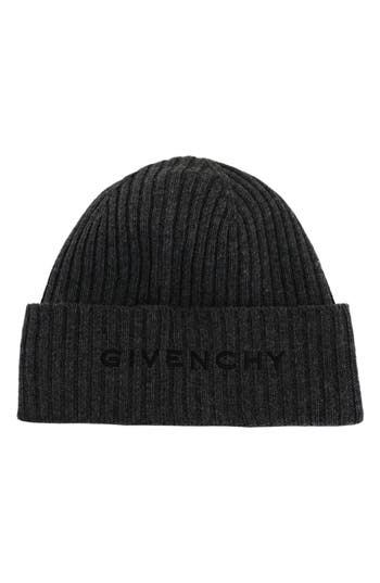 Givenchy 4g Logo Wool & Cashmere Beanie In Gray