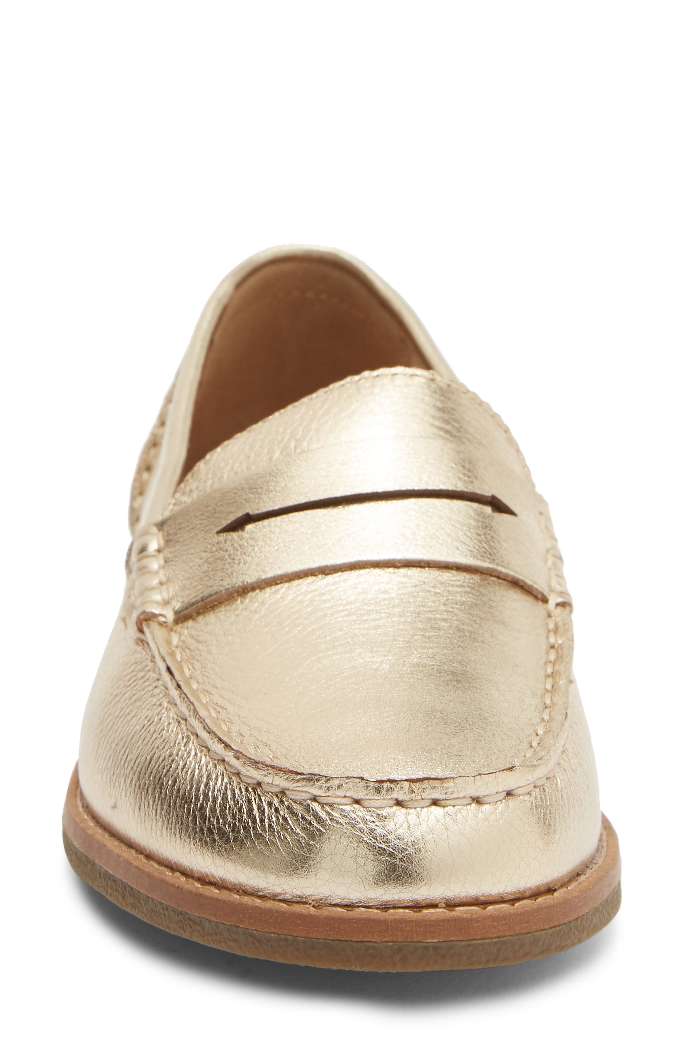 Seaport Penny Loafer, Alternate, color, GOLD