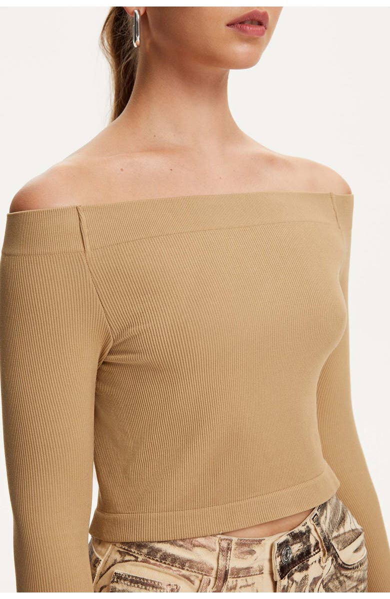 Nocturne Long Sleeve Crop Top, Alternate, color, 