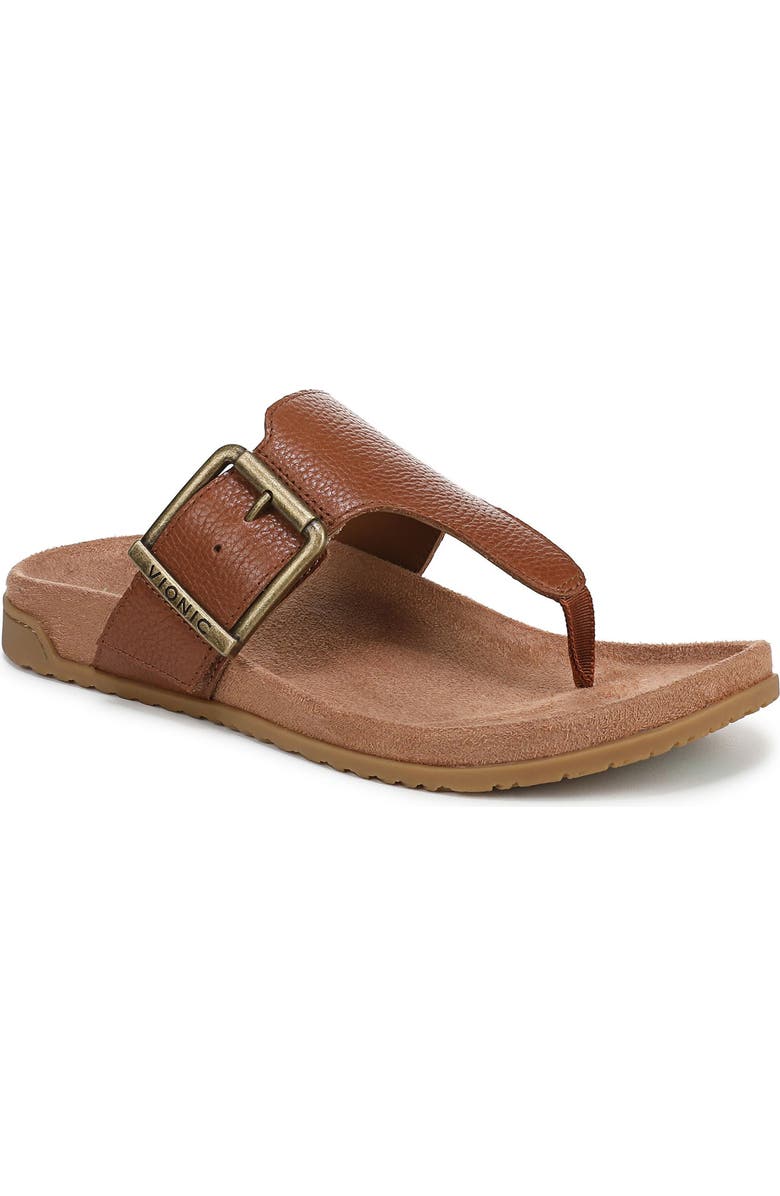 Vionic Emma Flip Flop, Main, color, Tan