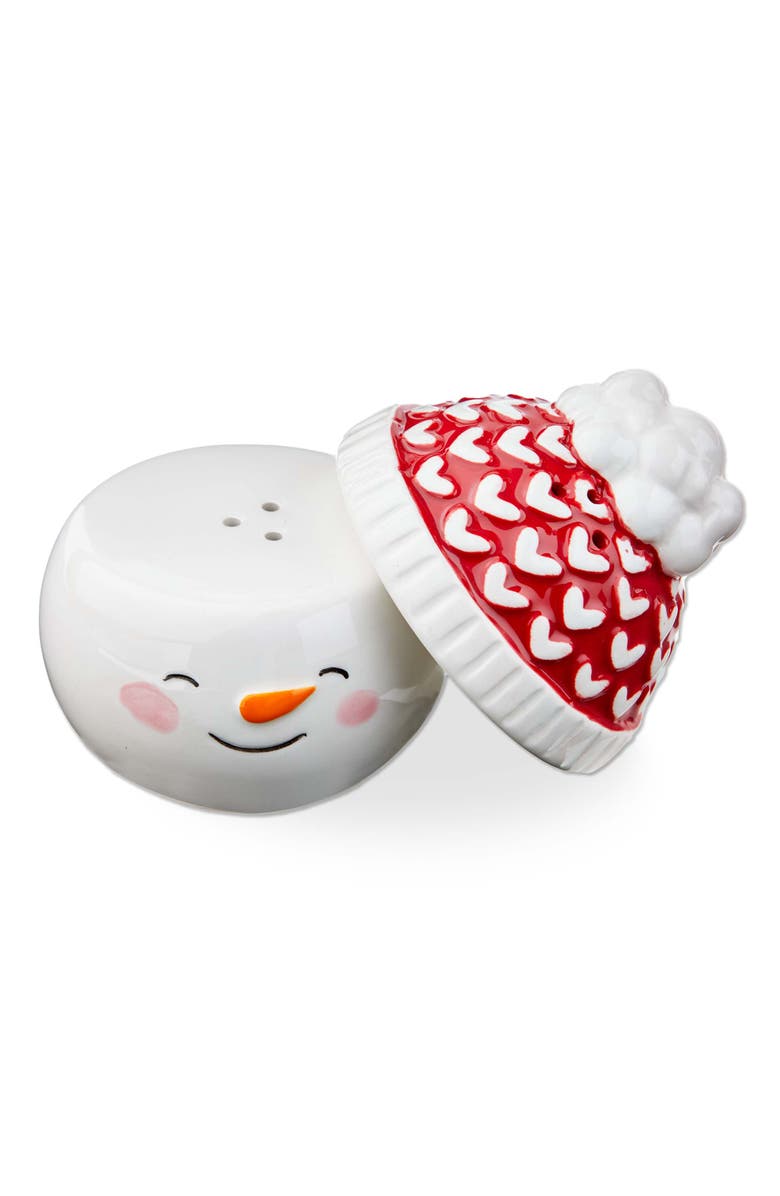 tag Multicolor Ceramic Snowman Salt and Pepper Shakers Set, Main, color, Multicolored