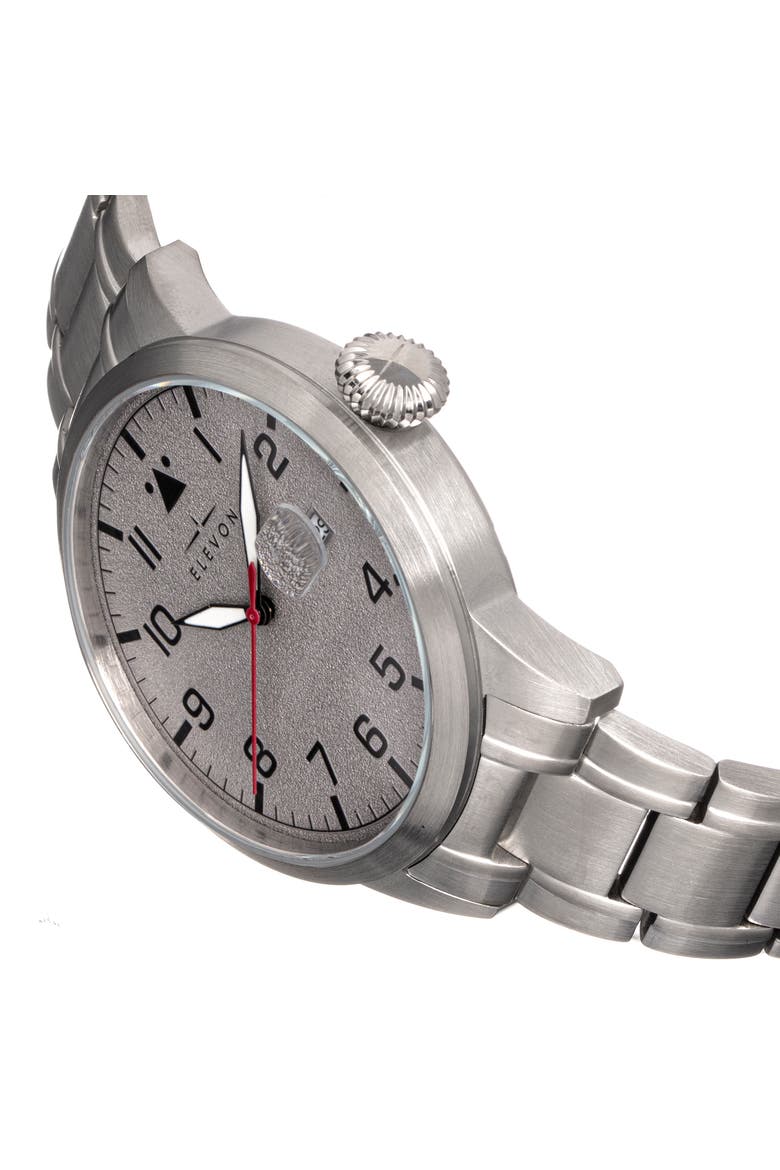 Stealth Bracelet Watch w/Date, Alternate, color, Grey