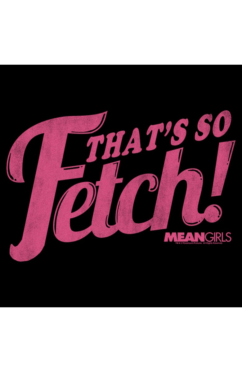 Mean Girls Girl's Mean Girls Distressed That Is So Fetch  Graphic T-Shirt, Alternate, color, Black