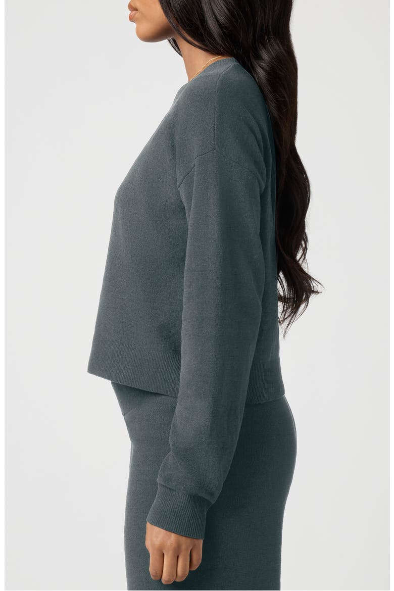 Relaxed Chenille Sweater, Alternate, color, STORMY