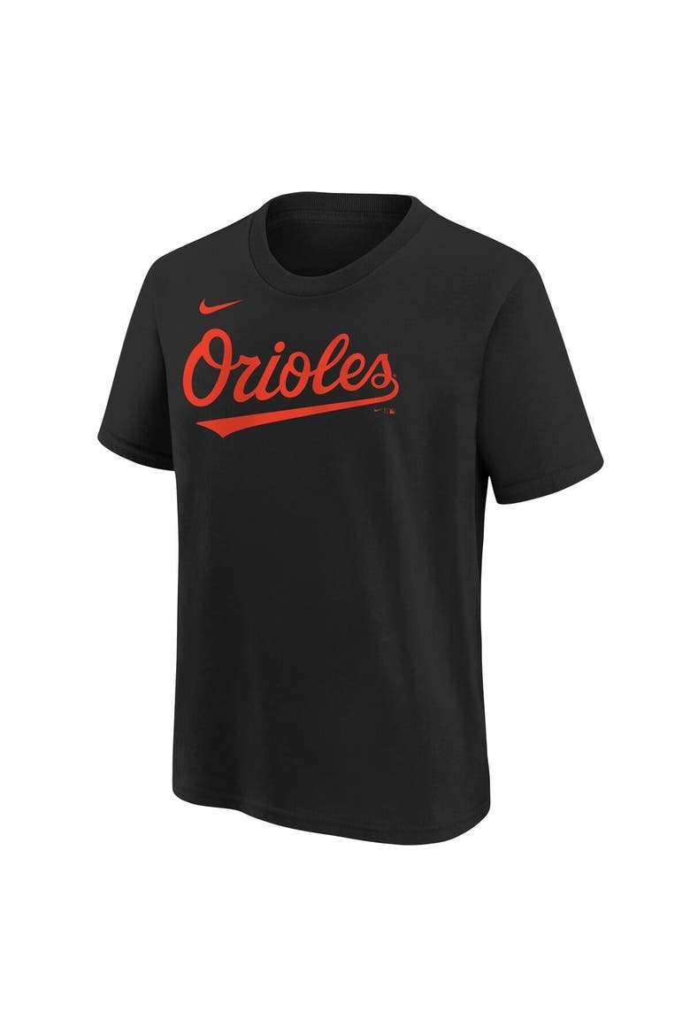 Youth Nike Gunnar Henderson Black Baltimore Orioles Name & Number T-Shirt, Alternate, color, Black
