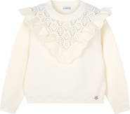 Mayoral Openwork Knit Sweater