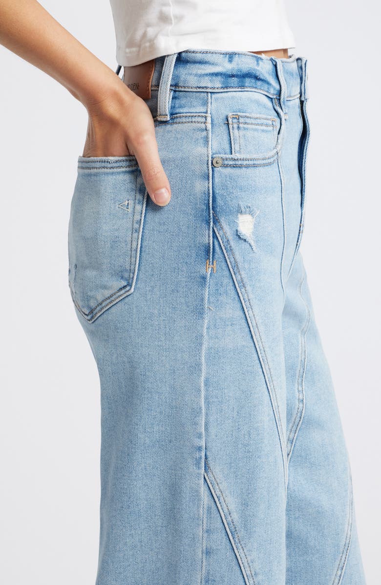 HIDDEN JEANS Diagonal Seam Dad Jeans, Alternate, color, 