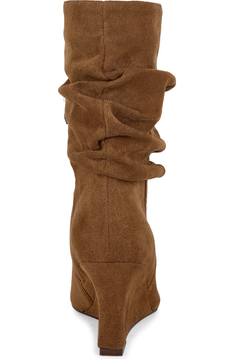 AZALEA WANG Asaf Slouch Shaft Bootie, Alternate, color, Tan