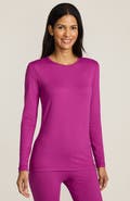 Lands' End Plus Size Baselayer Cozy Thermaskin Crewneck Top