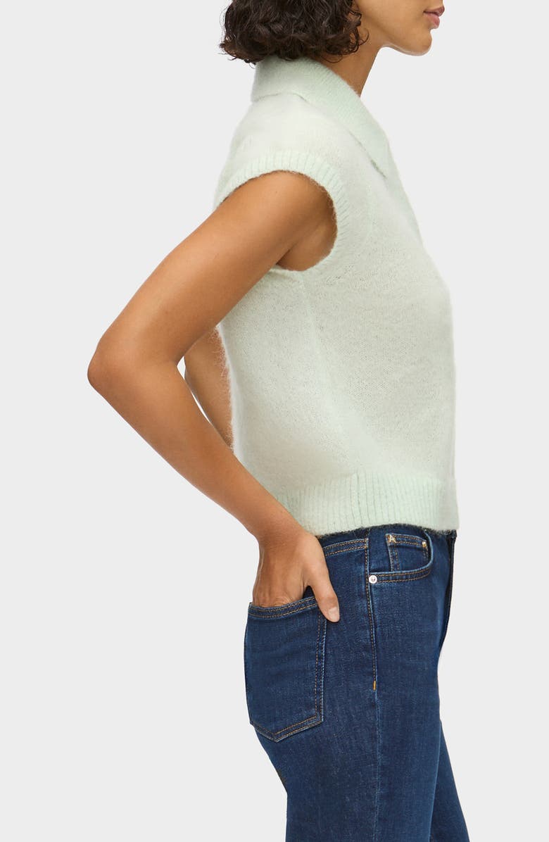 ALIGNE Lexi Polo Sweater, Alternate, color, Mint