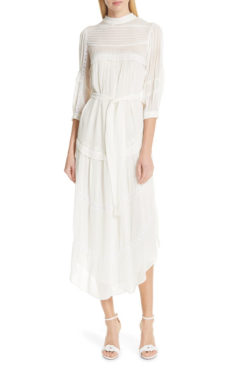 ba&sh Prune Midi Dress, Main, color,