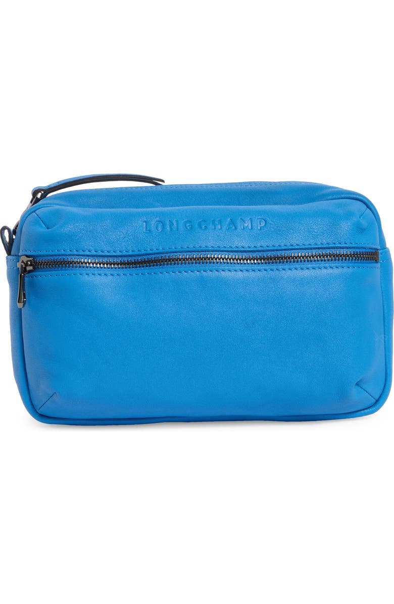 Longchamp 3D Leather Belt Bag, Main, color, Blue