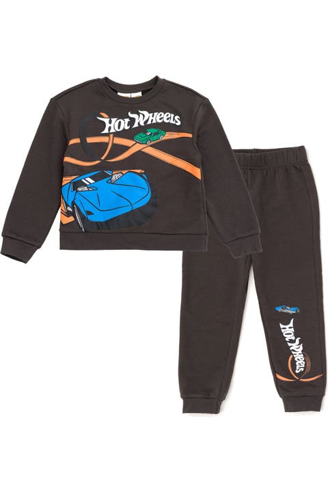 Fleece 2-piece Sweatshirt And Pants Set