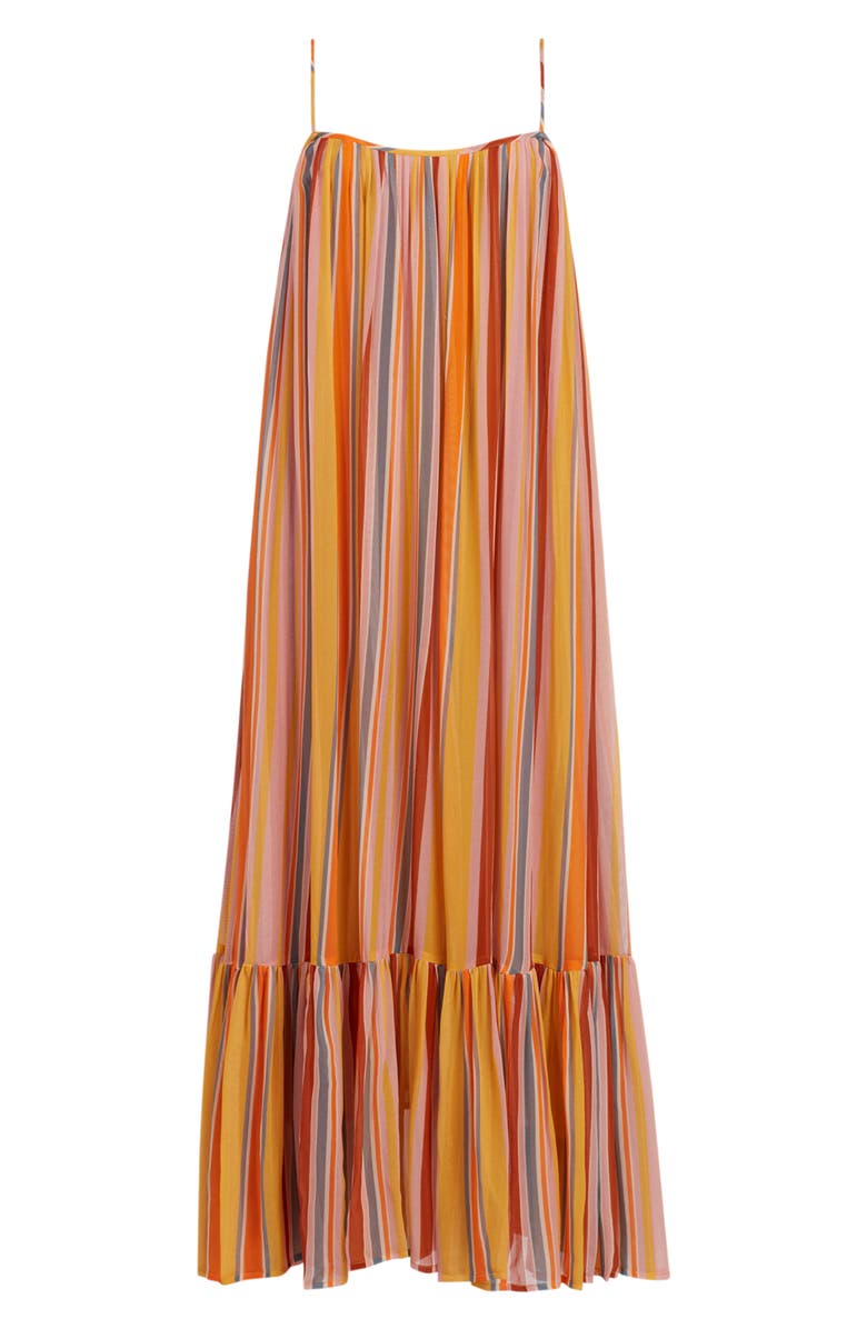 AllSaints Paola Stripe Sleeveless Dress, Alternate, color, 