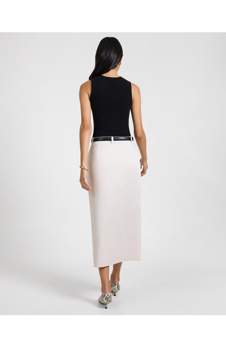 Onia Fitted Micro Rib Tank, Alternate, color, Black