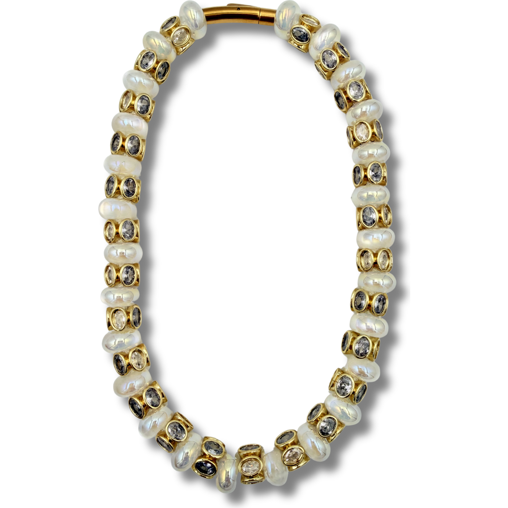 Holst + Lee Holst+lee Celestial Necklace In Cream