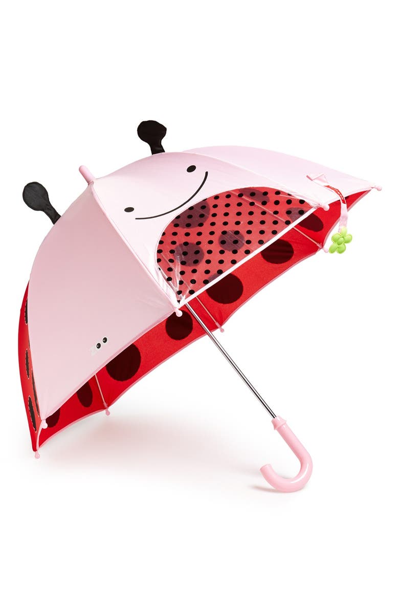 Skip Hop 'Zoobrella - Ladybug' Umbrella, Main, color, 